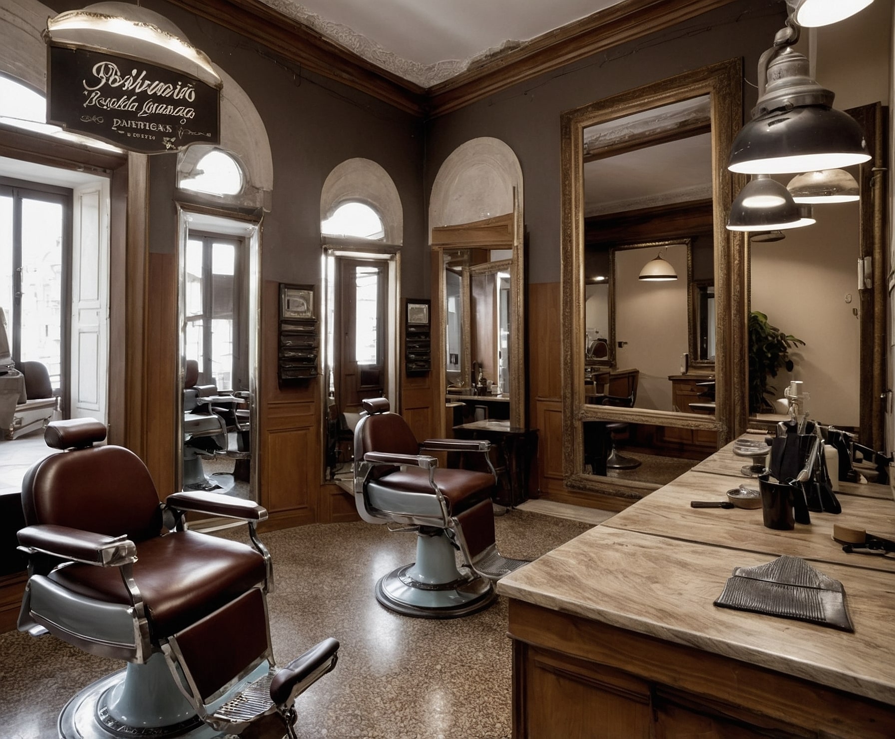 Transformación de corte clásico a fade moderno con barba